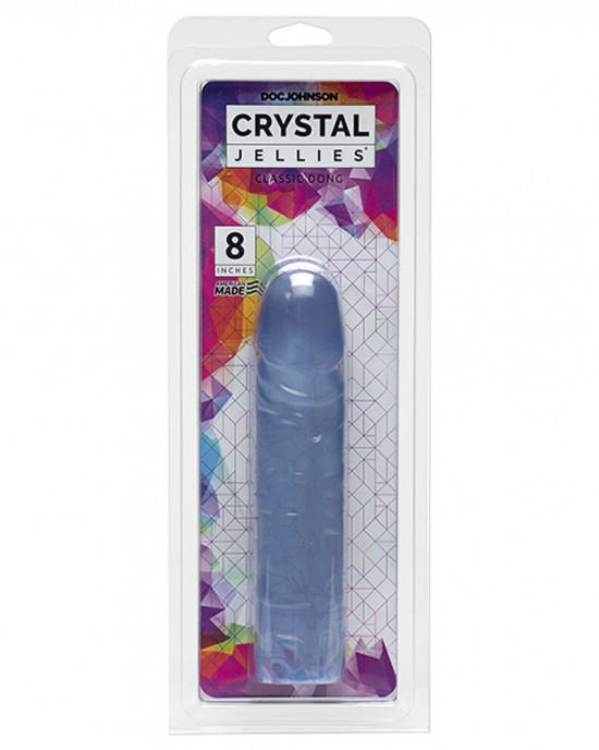 Crystal Jellies 8 Inch Dong Clear