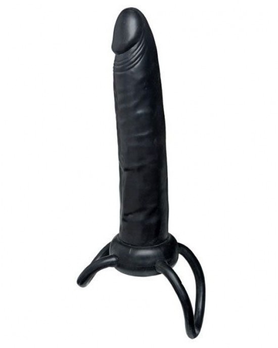 What A Man Black Strap On Double Penetrator