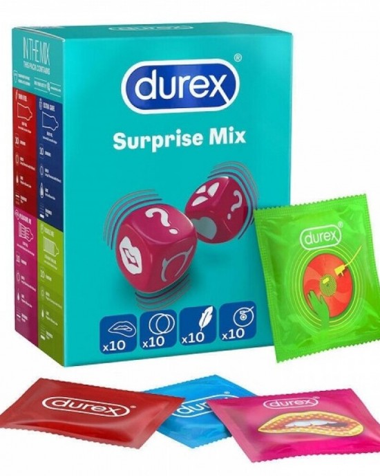 Durex Surprise Me Variety Condoms 40 Pack