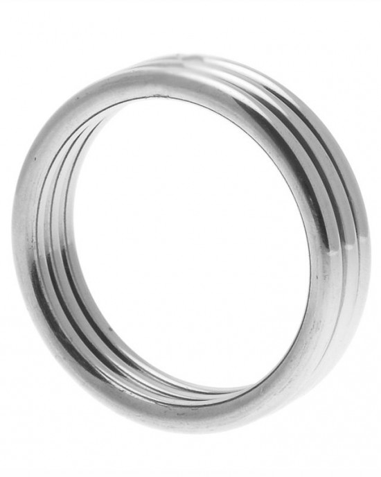 Master Series Echo Stainless Steel Triple Cock Ring ML