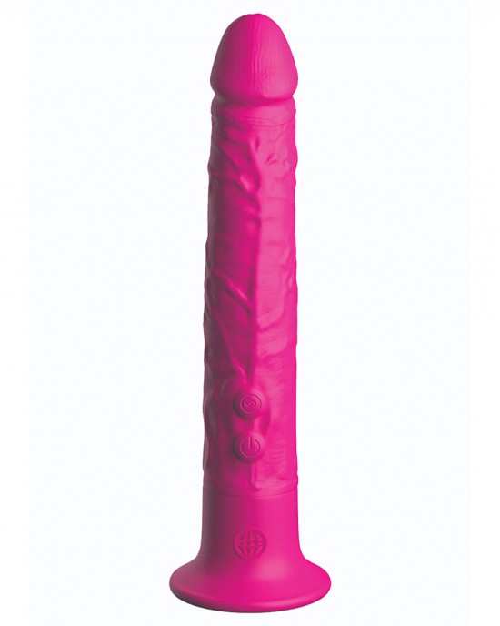 Vibrating Suction Cup Wall Banger Pink