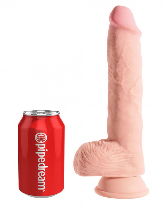 King Cock Plus 10 Inch Triple Density Fat Cock With Balls