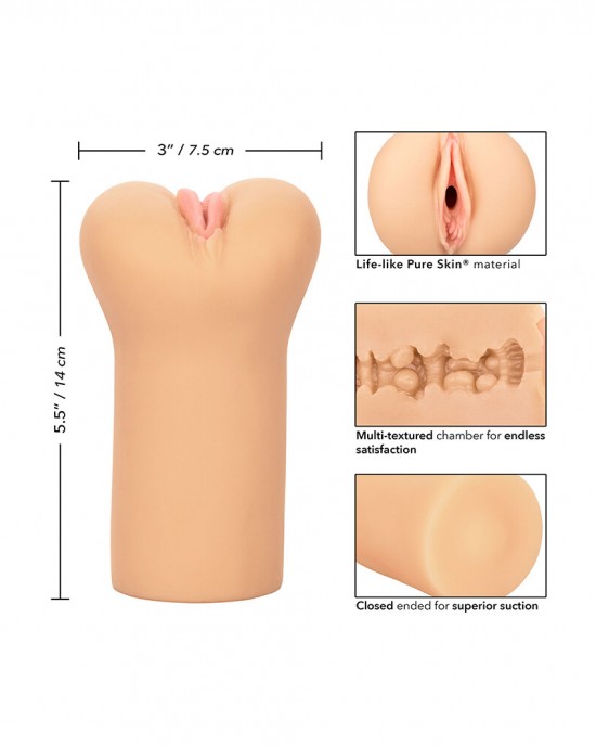 Boundless Vulva Masturbator Flesh Pink