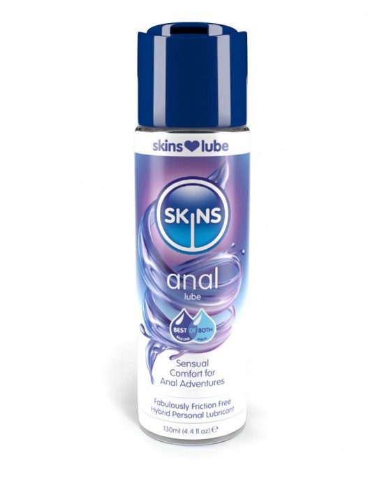 Skins Anal Hybrid Silicone And Waterbased Lubricant 130ml