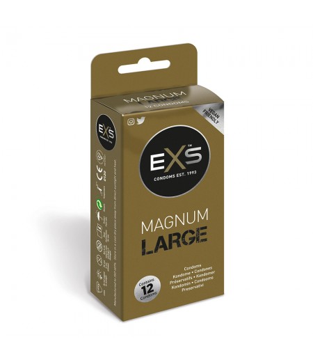 EXS Magnum Large Condoms 12 Pack
