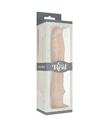 ToyJoy Get Real Classic Silicone Vibrator Flesh Pink