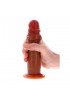 ToyJoy Get Real Silicone Foreskin Dong 7.5 Inch 