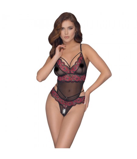 Cottelli Crotchless Body With Lace