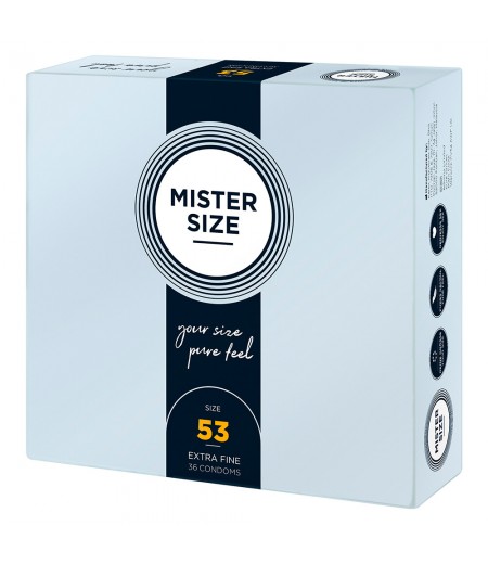 Mister Size 53mm Your Size Pure Feel Condoms 36 Pack