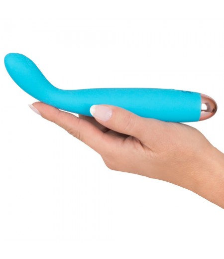 Cuties Silk Touch Rechargeable Mini Vibrator Blue