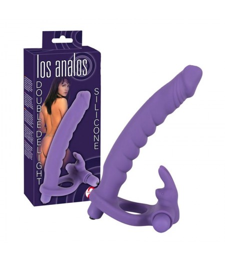 Los Analos Double Delight Vibrating Dildo And Cockring