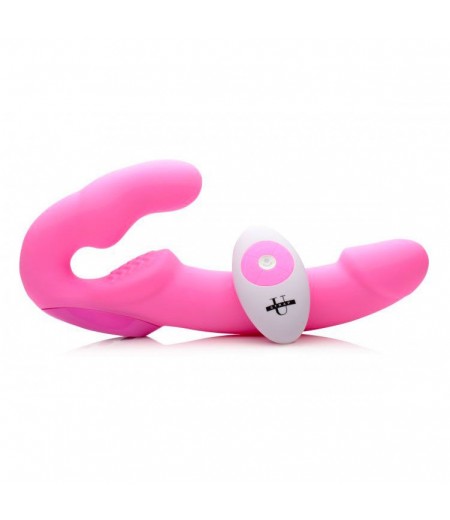 Strap U Urge Rechargeable Vibrating Strapless Strap On With Remo