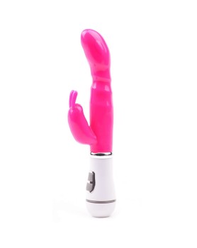 Slim GSpot Twelve Speed Rabbit Vibrator Neon Pink