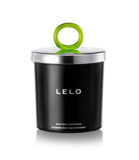Lelo Snow Pear And Cedarwood Flickering Touch Massage Candle