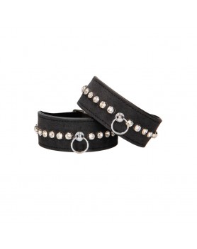 Ouch Diamond Studded Ankle Cuffs