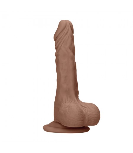 RealRock 7 Inch Dong With Testicles Flesh Tan