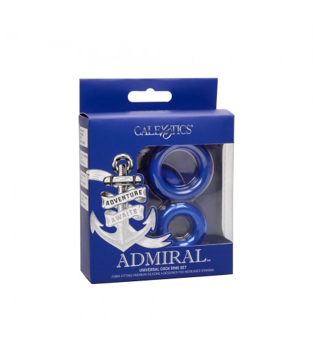 Admiral Universal Cock Ring Set Blue