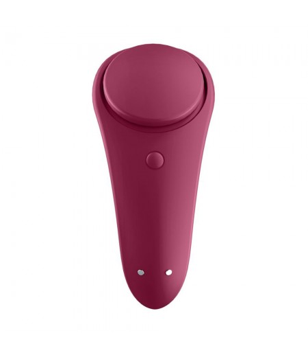 Satisfyer App Enabled Sexy Secret Panty Vibrator Wine Red