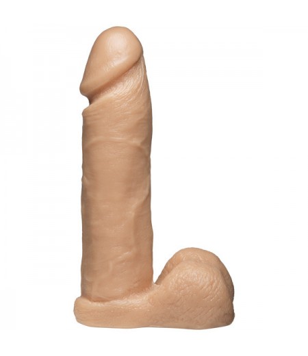 VacULock 8 Inch Realistic Cock With Ultra Harness