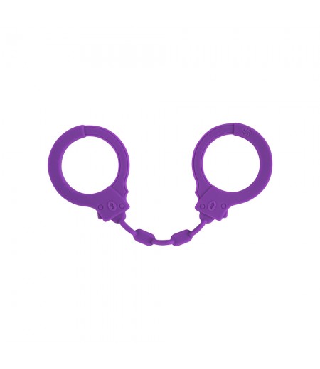 Lola Party Hard Suppression Silicone Handcuffs Purple