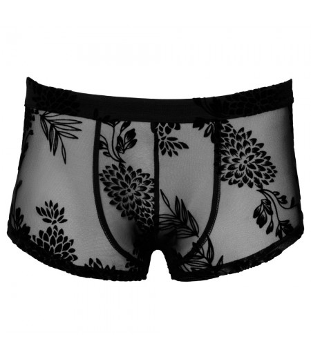 Noir Sheer Floral Lace Pants