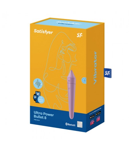 Satisfyer Ultra Power Bullet 8 With App Control Lilac