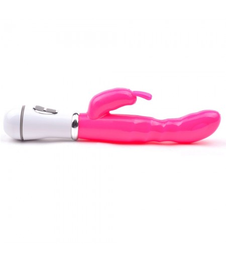 Slim GSpot Twelve Speed Rabbit Vibrator Neon Pink