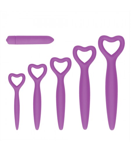 Ouch Silicone Vaginal Dilator Set Purple