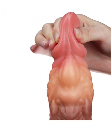 Lovetoy 7 Inch Dual Layered Silicone Cock