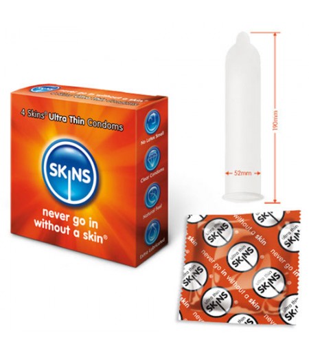 Skins Condoms Ultra Thin 4 Pack