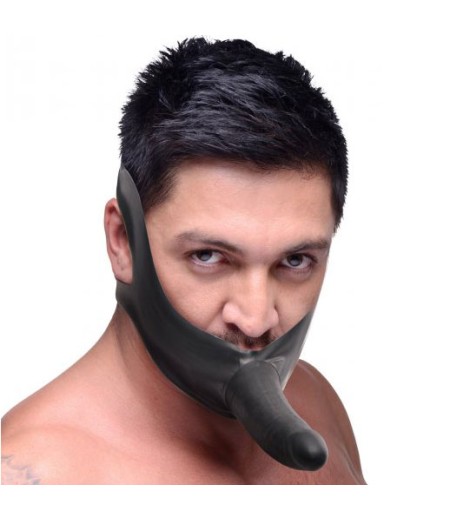 Face Strap On and Mouth Gag