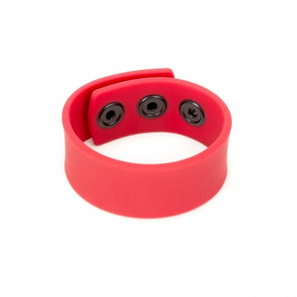 Prowler Red Silicone Adjustable Cock Strap Red