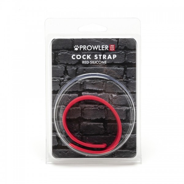 Prowler Red Silicone Adjustable Cock Strap Red