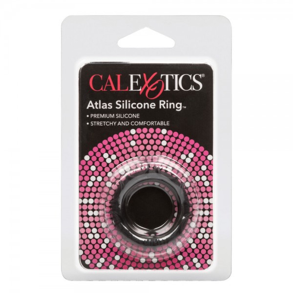 Atlas Silicone Cock Ring Black