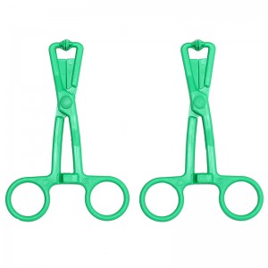 Green Scissor Nipple Clamps With Metal Chain