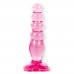 Crystal Jellies Anal Delight Butt Plug Pink