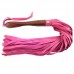 Rouge Garments Wooden Handled Pink Leather Flogger