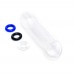 Size Up Clear Textured 1.5 Inch Extender
